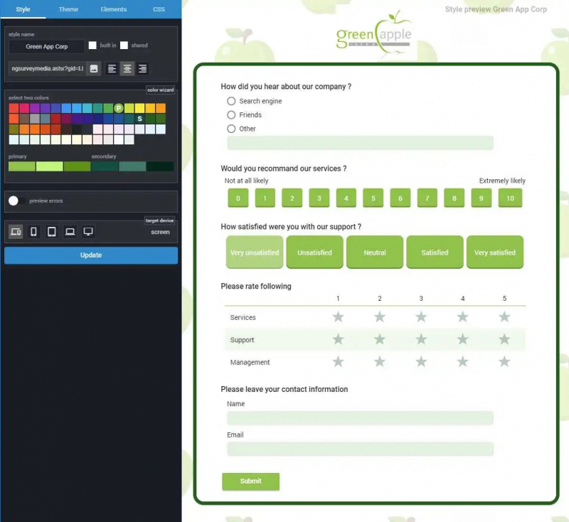 ngSurvey Online Anket Yazılımı 3 ng survey online anket yazılımı